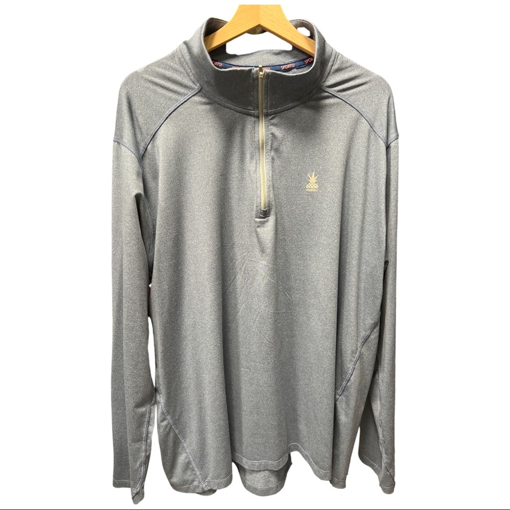 Chubbies Men’s 1/4 Zip Sport Pullover - Blue - XXL